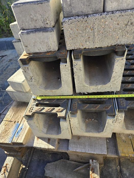 Odwodnienie liniowe betonowe z rusztem żeliwnym