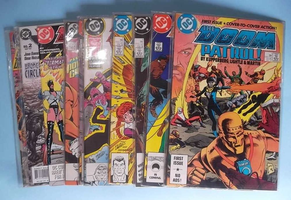 The DOOM PATROL - Lote 20 comics originais desde 1988