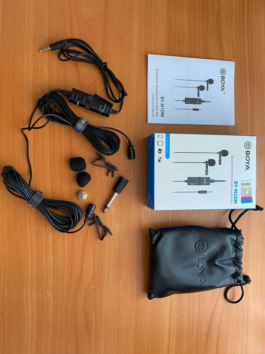 Професійний мікрофон петличний BOYA BY-M1DM 3.5 мм