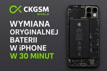 Wymiana baterii iPhone Kielce 30minut, fv23% ekspres, serwis telefonów