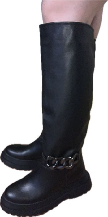 Жіночі зимові чоботи натуральна шкіра