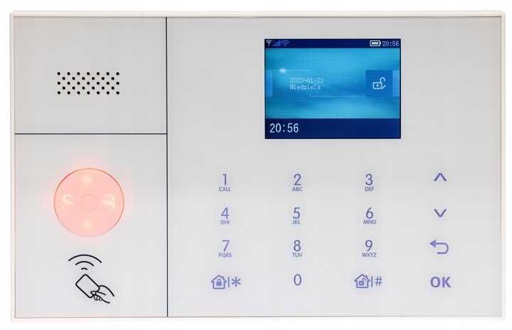 Alarm Bezprzewodowy GSM Syrena APP POLSKI WIFI