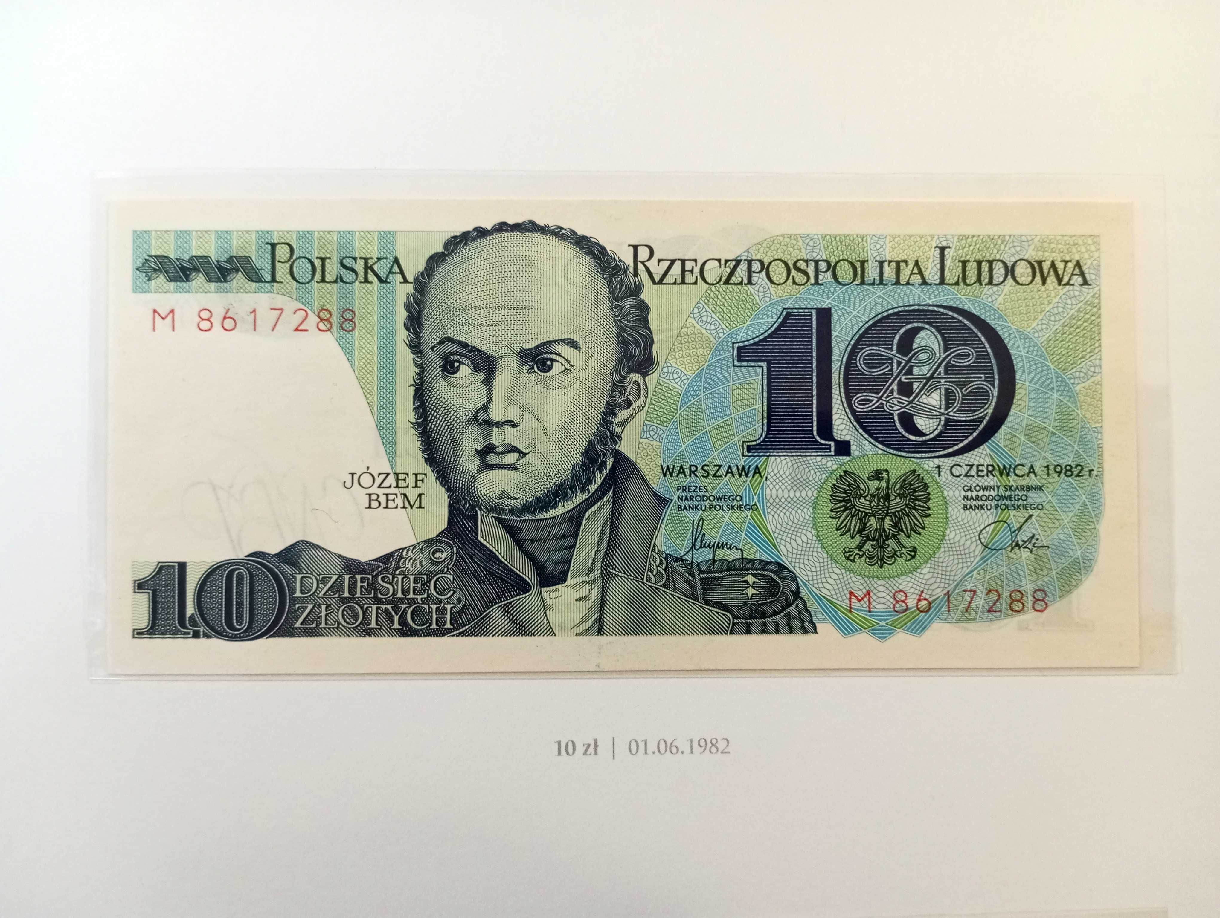 10 zł 1982  - M -  st. 1 UNC
