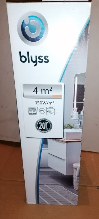 Nowa mata grzewcza pod płytki firmy Blyss 4m2 + regulator