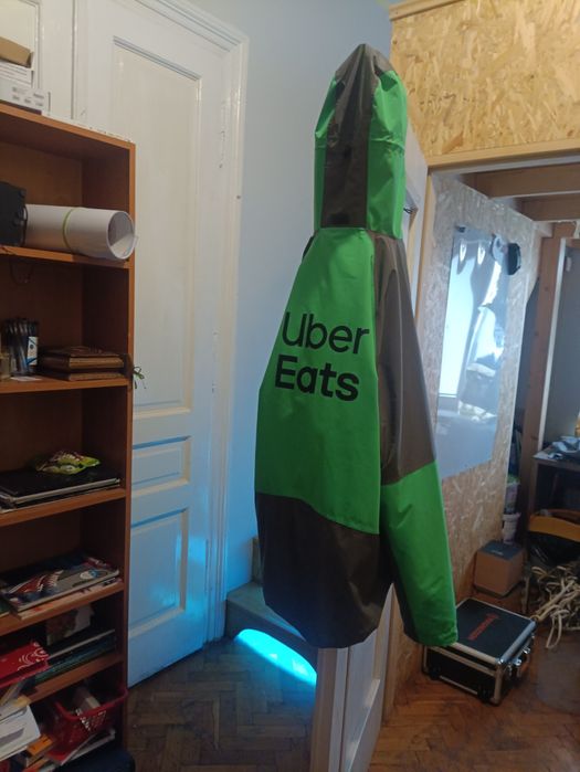 Przeciwdeszczowa Kurta Uber Eat XL 3w1 odbiór osobisty