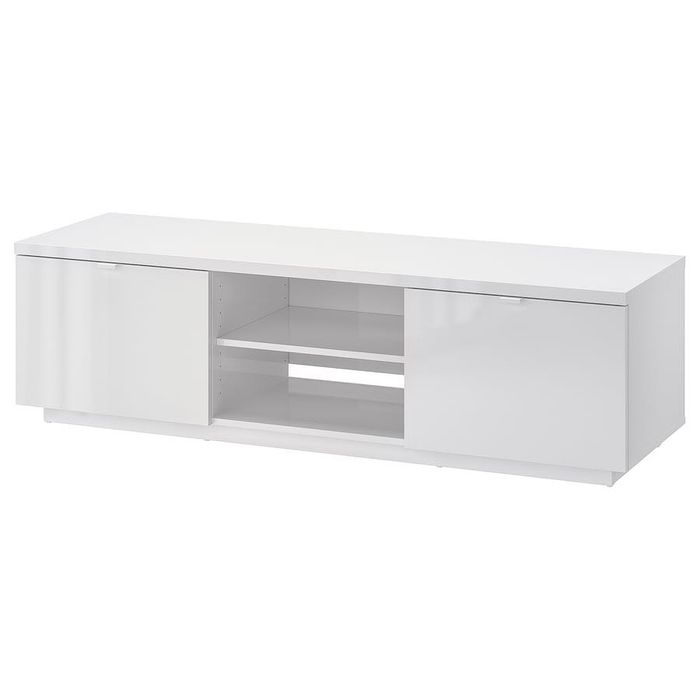 Móvel de TV IKEA BYÅS - Brilhante Branco - Excelente Estado