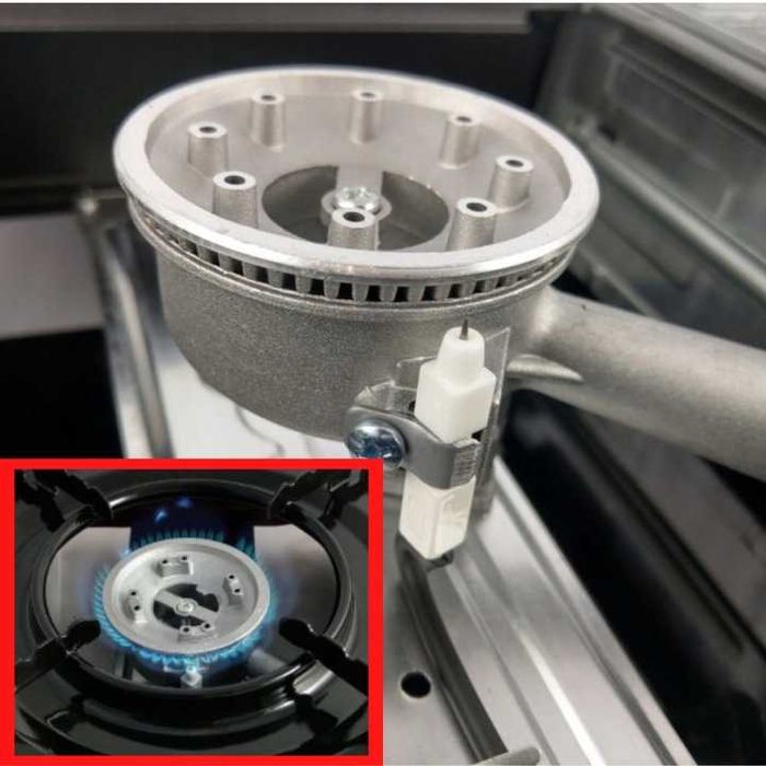 Газова портативна плита(на газовий балон+перехідний ElicoCamp BDZ-115B