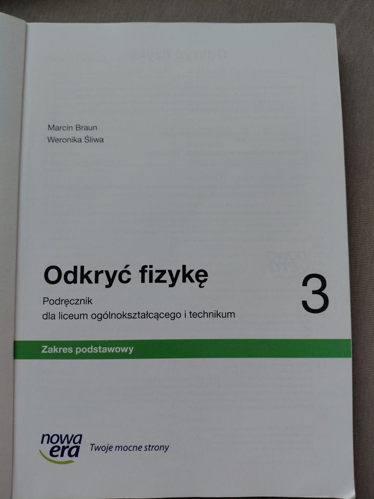Odkryć fizyke . Podrecznik do fizyki