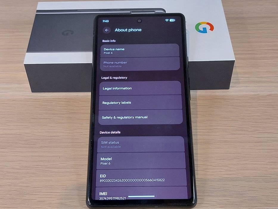 Google Pixel 6 128GB