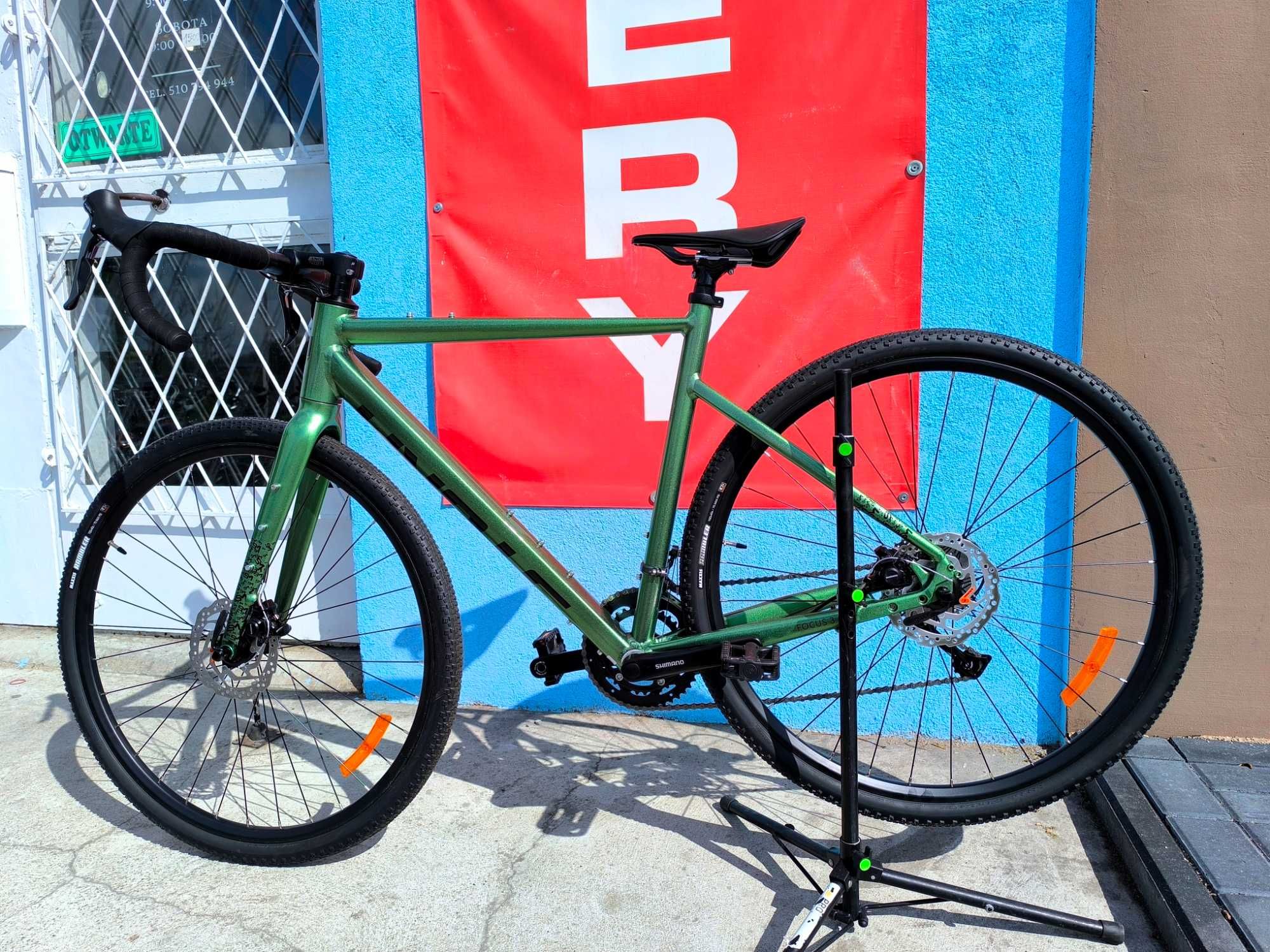*PIĘKNY GRAVEL* STORM FOCUS 3.0 Roz. 54cm Shimano CLARIS 2x8 Maxxis!