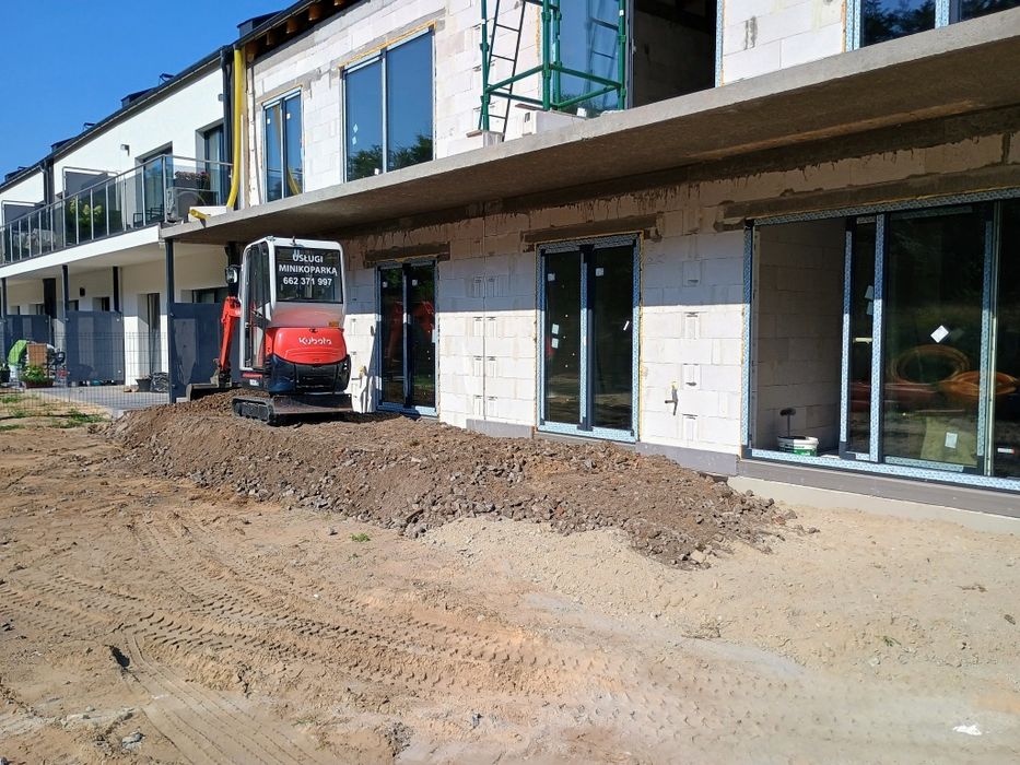 Usługi minikoparką