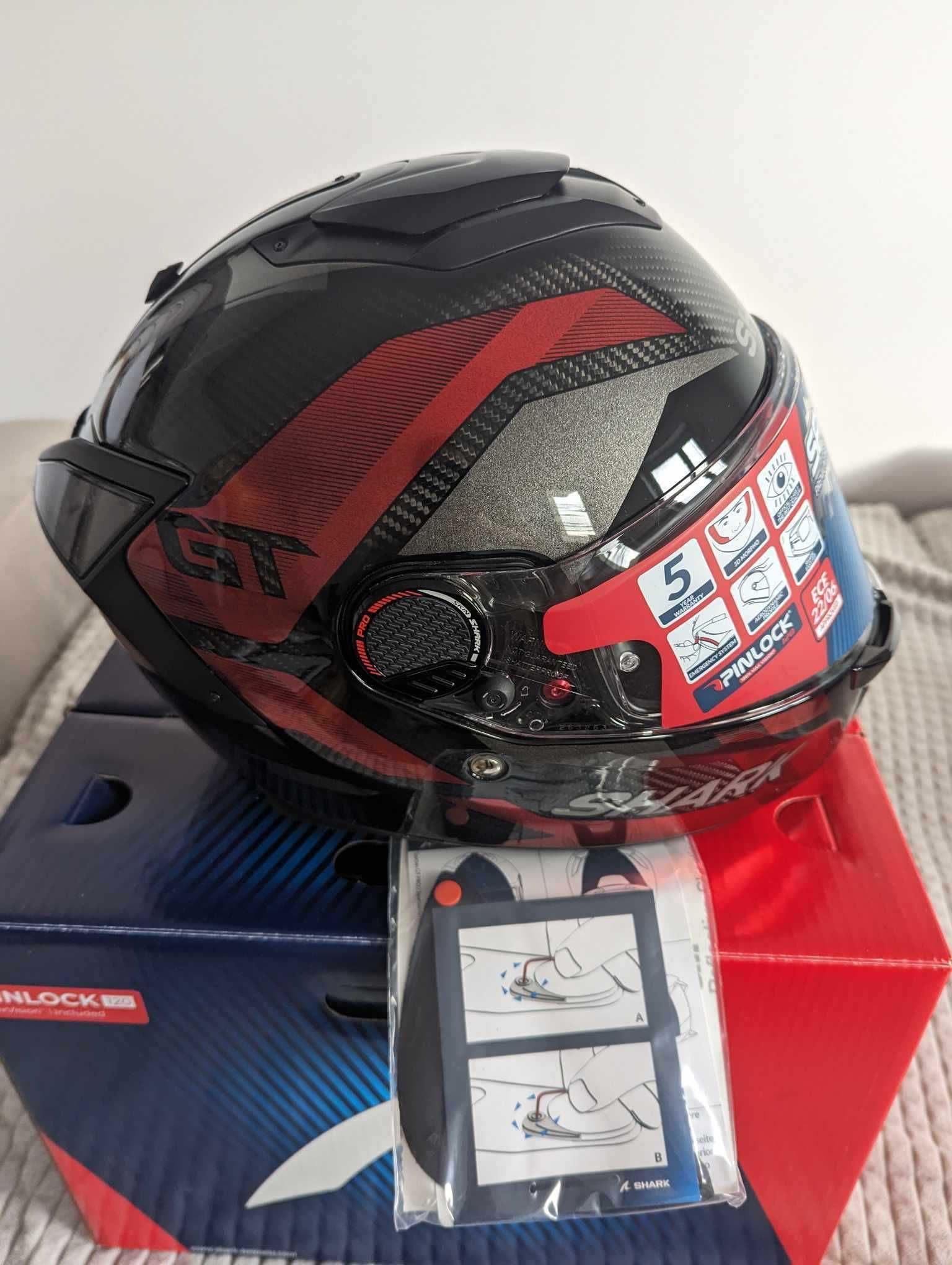 Nowy Kask SHARK Spartan GT Pro Carbon rozmiar M kask motocyklowy