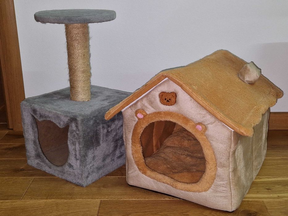 domek dla kota, psa - duży, nowy drapak