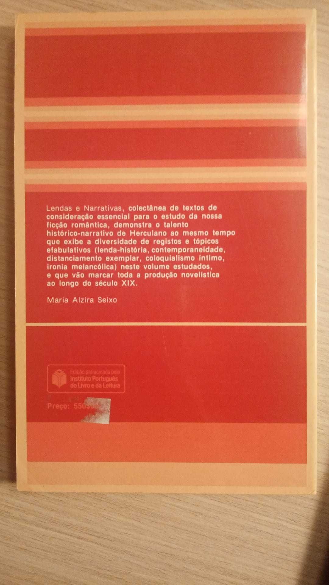 Lendas e Narrativas, Alexandre Herculano. Edição crítica Helena Buescu