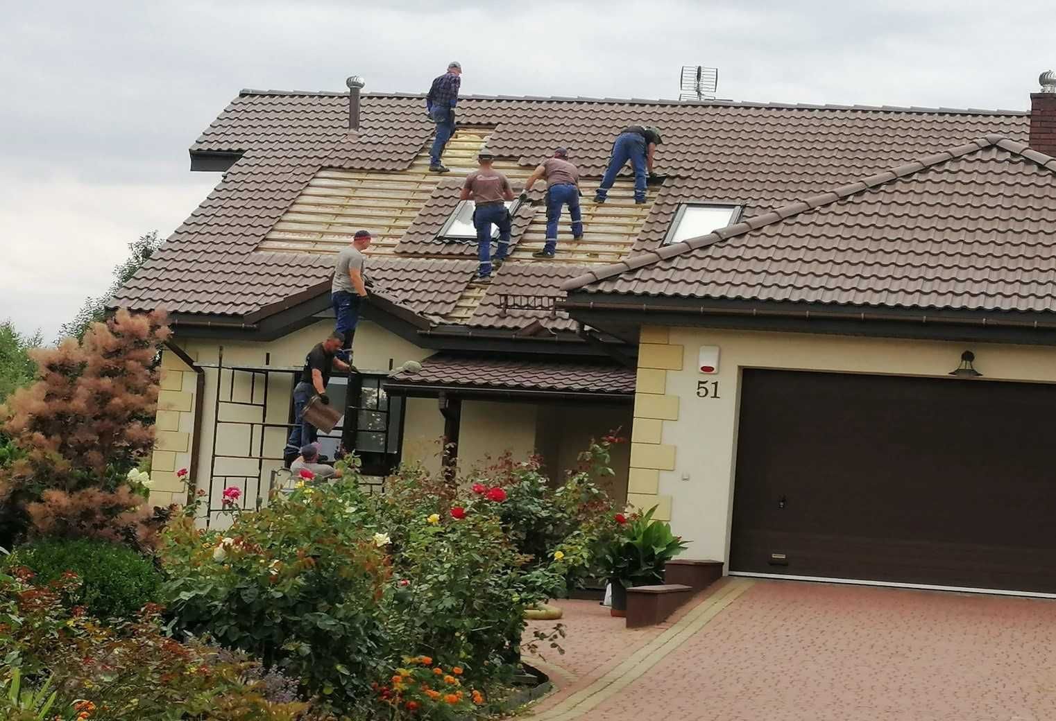 Ocieplenie Celulozą, Naprawa Dachu po Kunie, Wdmuchiwanie Celulozy