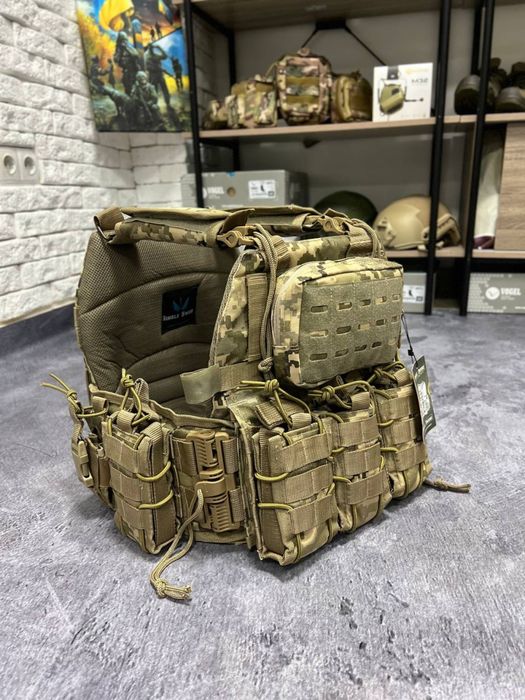 Оригинал плитоноска Single Sword пиксель, плитоноска, быстрый сброс