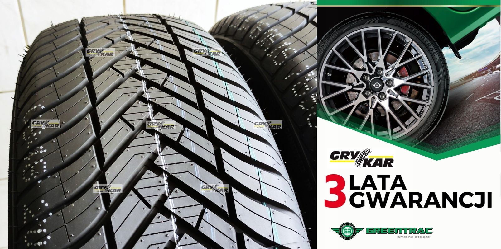 Opony 205/60r16 Greentrac Season Master C/B/71dB 3 lata gwar.