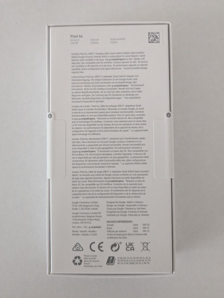 Smartfon Google Pixel 6a