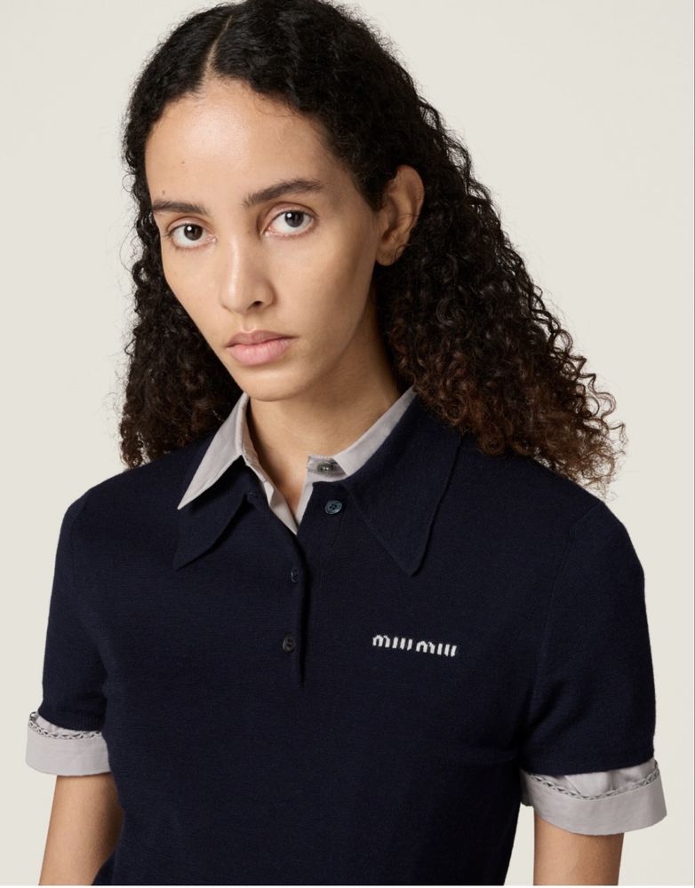 Поло кофта miu miu