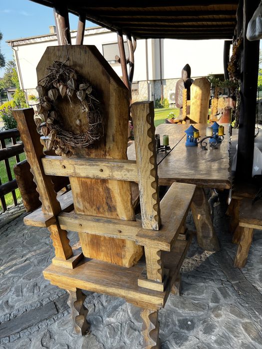 Debowe meble ogrodowe