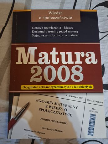 Wiedza o społeczeństwie Matura 2008 egzaminy