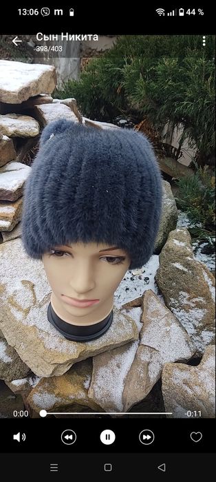 Шапки жіночі норкові