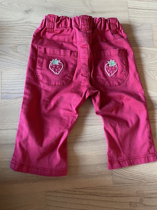 Jeansy niemowlęce h&m r. 74