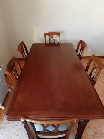 mesa jantar c/cadeiras