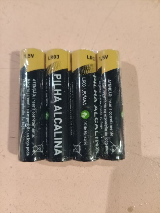 Pack de 4 pilhas AAA