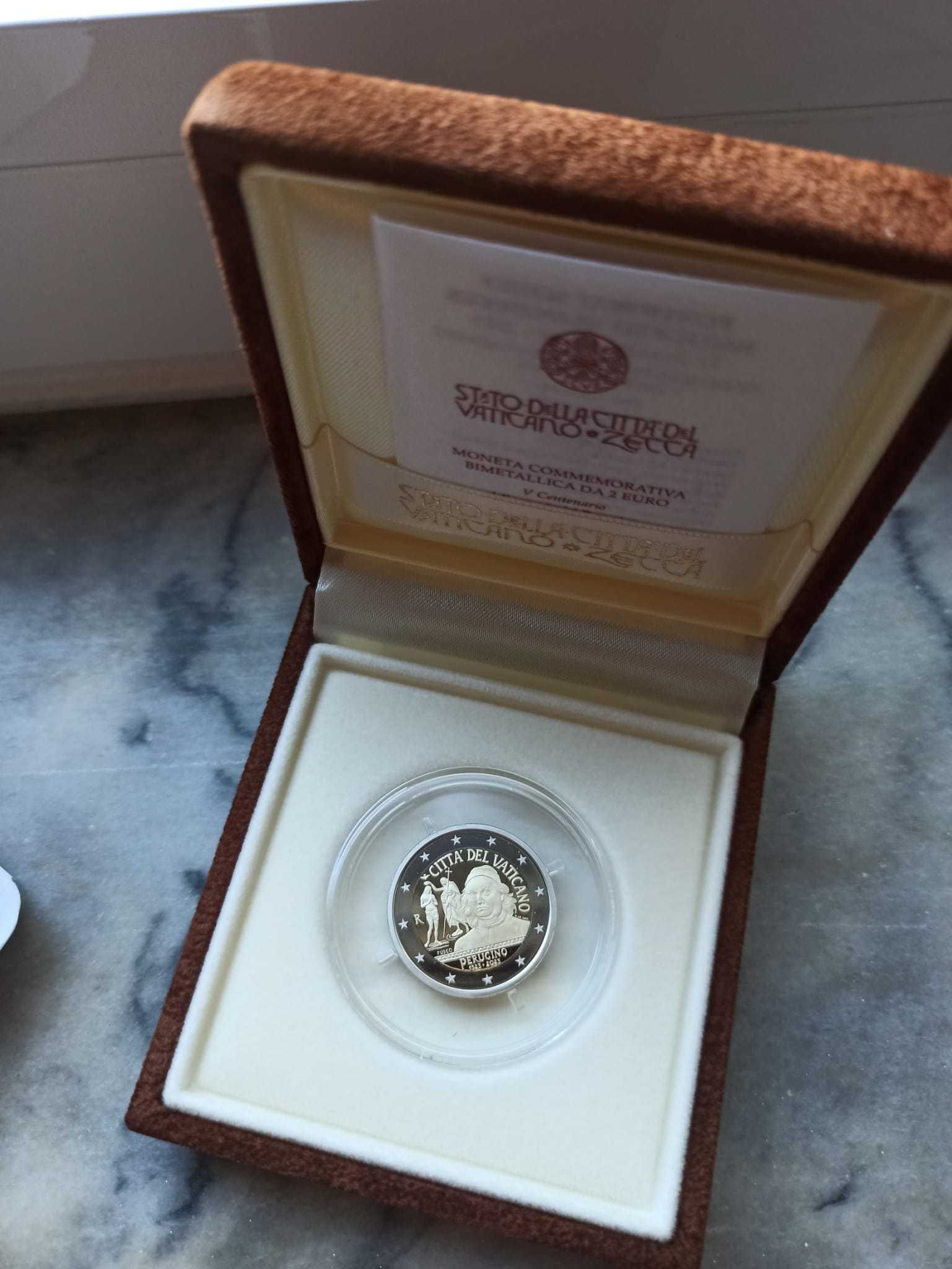 Moedas comemorativa 2€ Vaticano proof