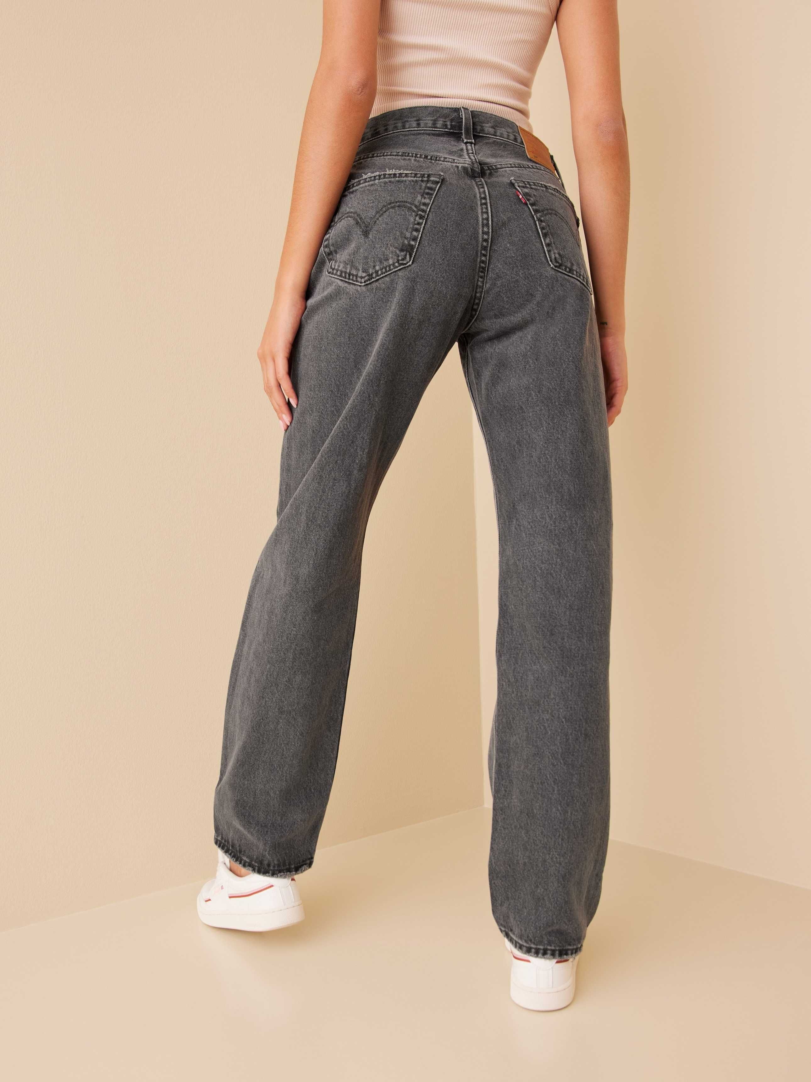 Сірі прямі жіночі джинси Levi's
