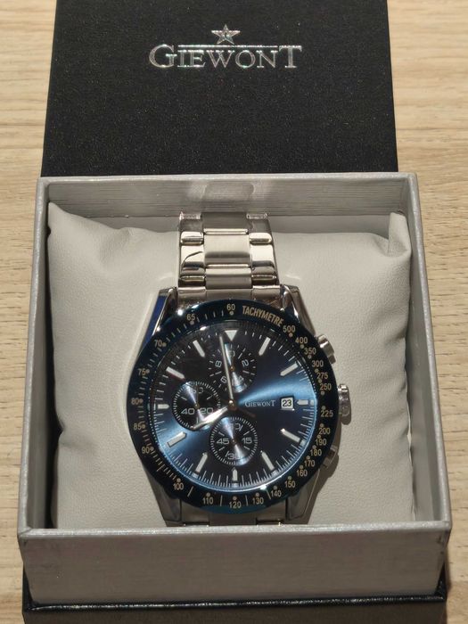 Piękny elegancki zegarek GIEWONT do garnituru i na co dzień ORYGINAŁ