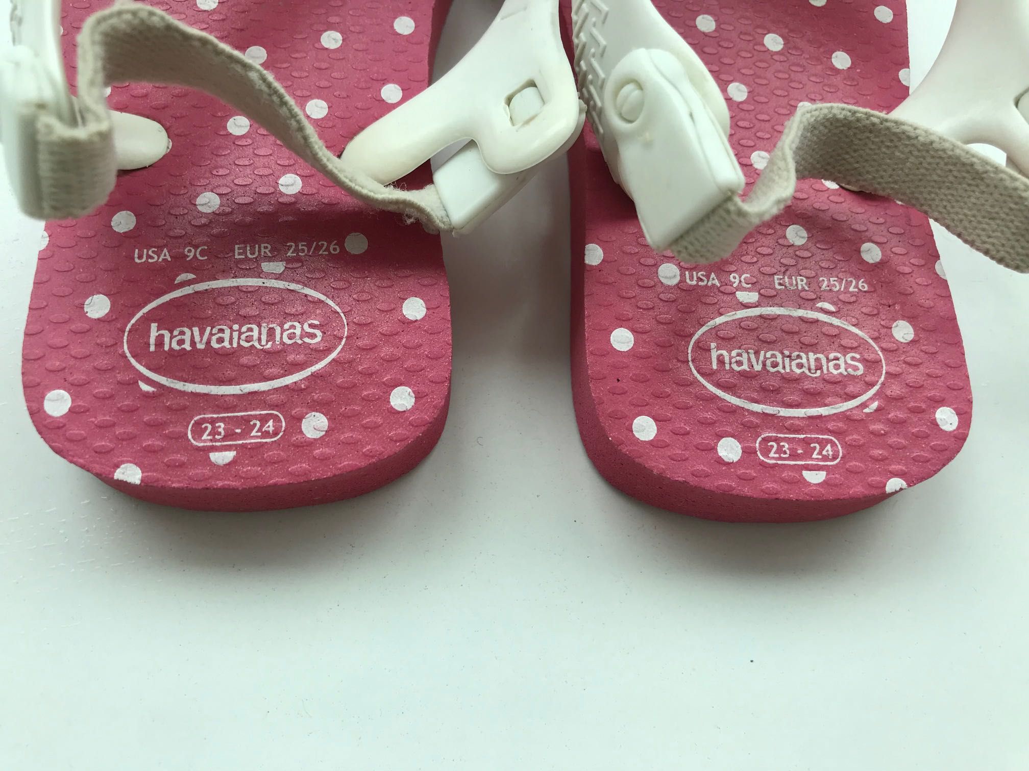 Sandálias Havaianas rosa menina (25/26)