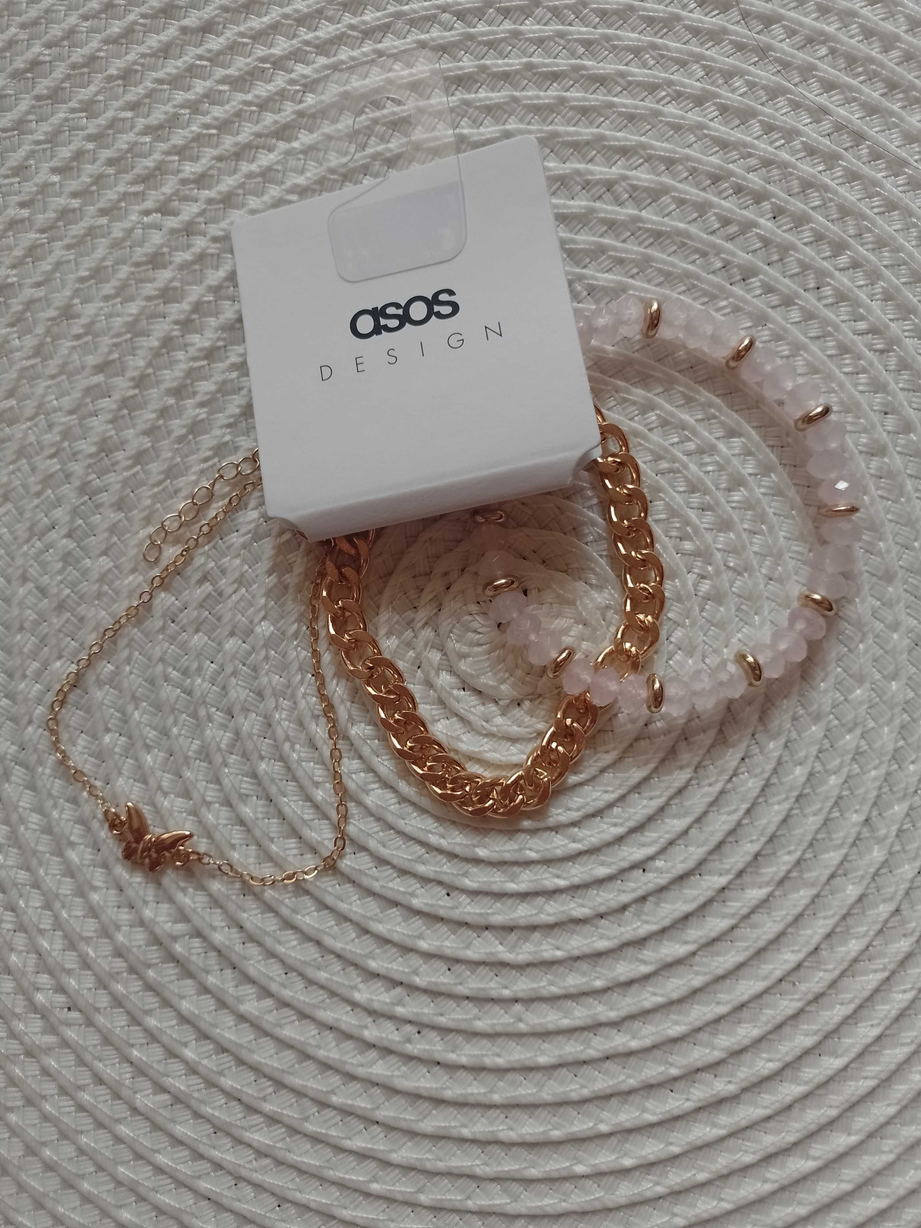 ASOS/ Zestaw bransoletek, 3 x bransoletka z Londynu, NOWA