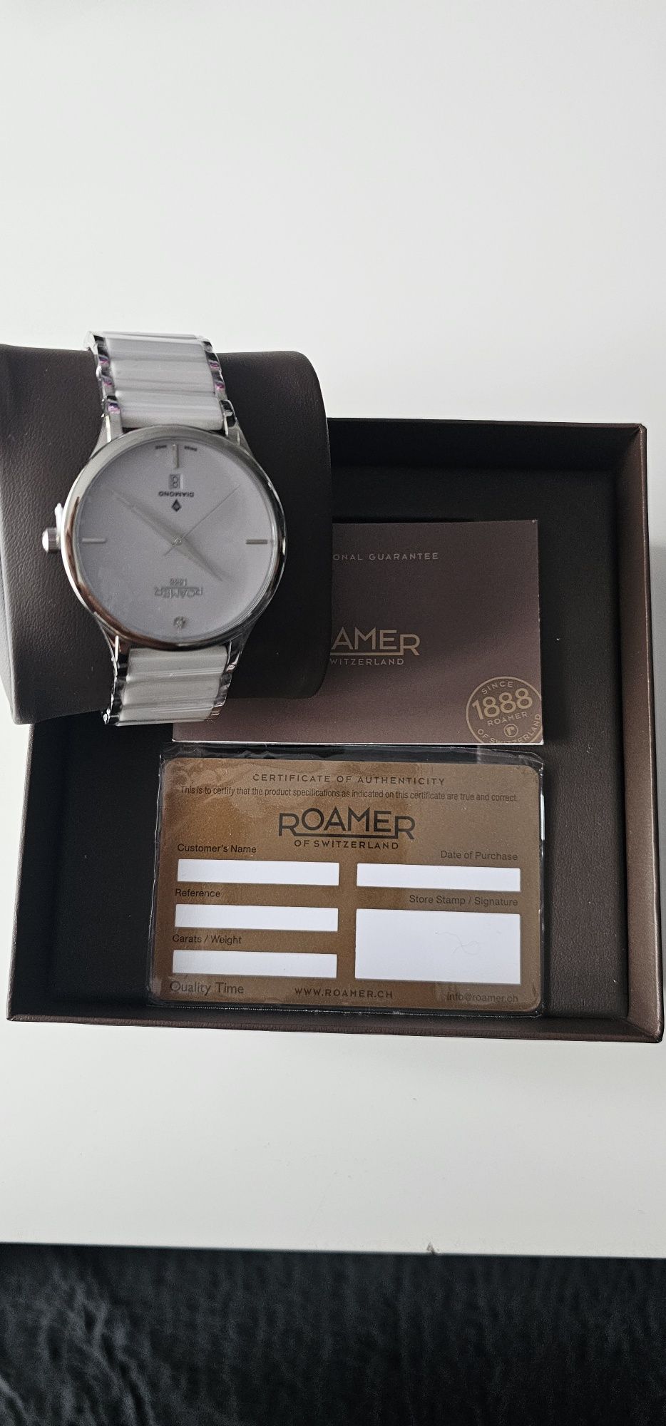 Zegarek Roamer C-Line damski Szafir Diament NOWY