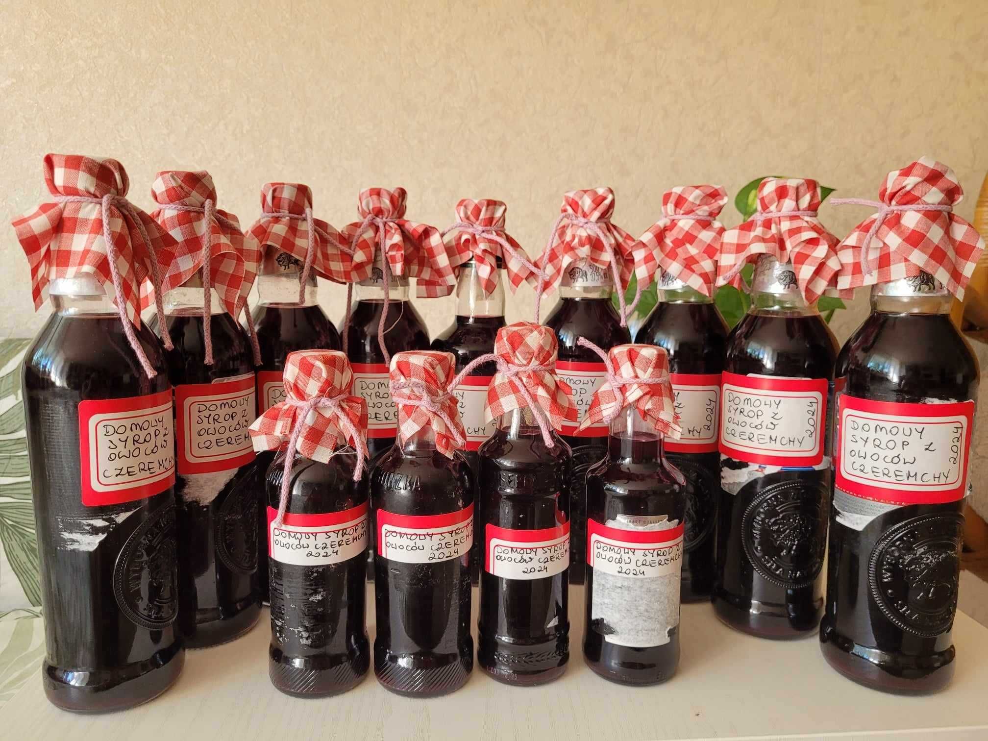 Domowy syrop z owoców dzikiej czeremchy 200 ml