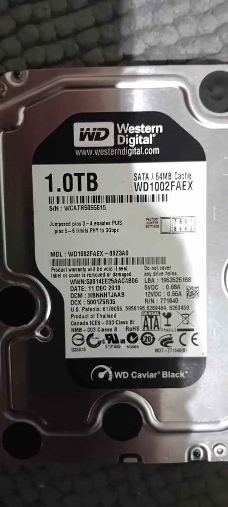 Dysk twardy 1TB ssd HDD