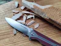 Нож  Roxon K1 — лезвие D2, кожаные вставки и титан