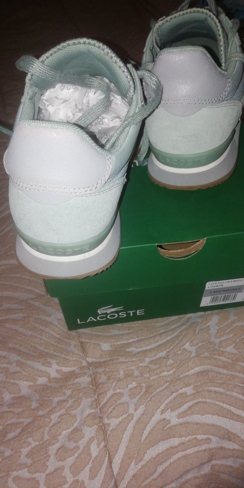 Sapatilhas lacoste mulher tamanho 37