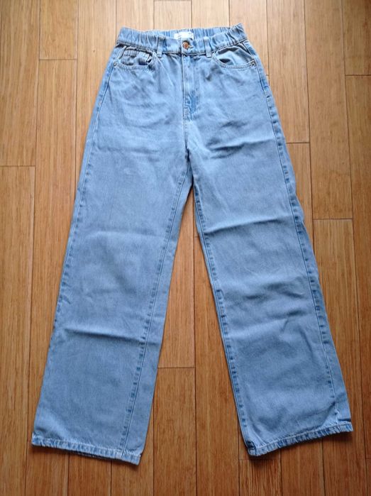 jeansy szerokie wide leg Sinsay 34 jak nowe