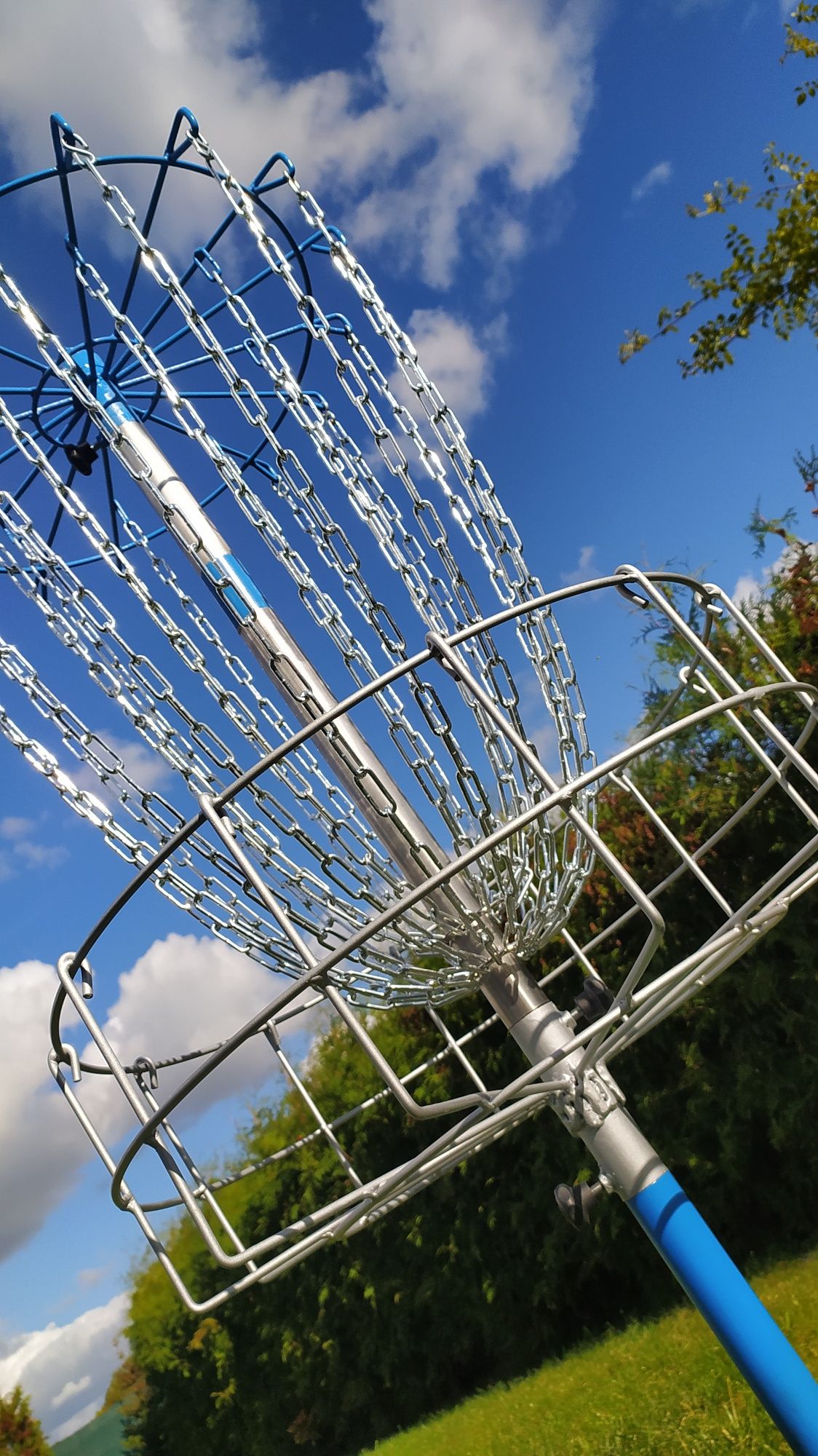 Przenośny kosz do dyskgolfa / discgolfa / disc golf / discgolf