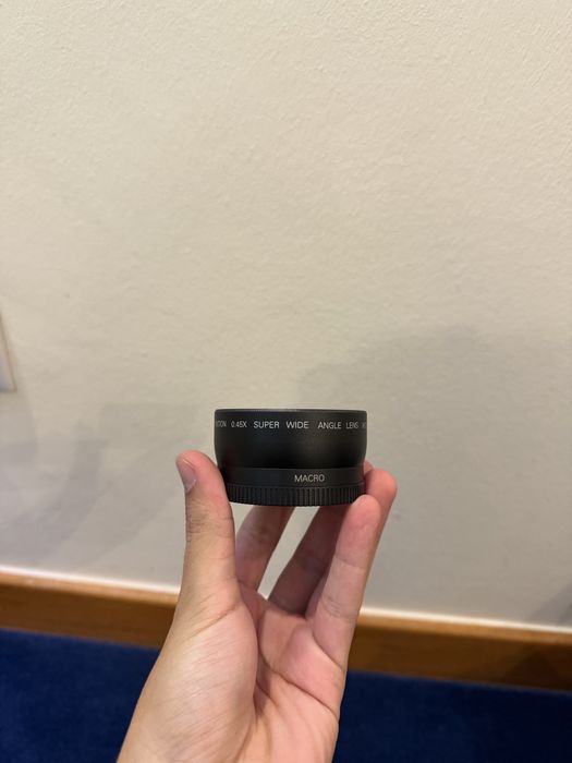 Lente macro e super wide angle