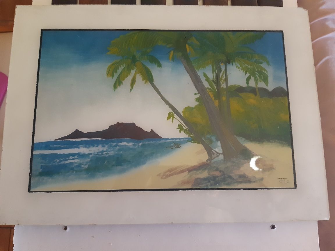 Quadro pintado à mão