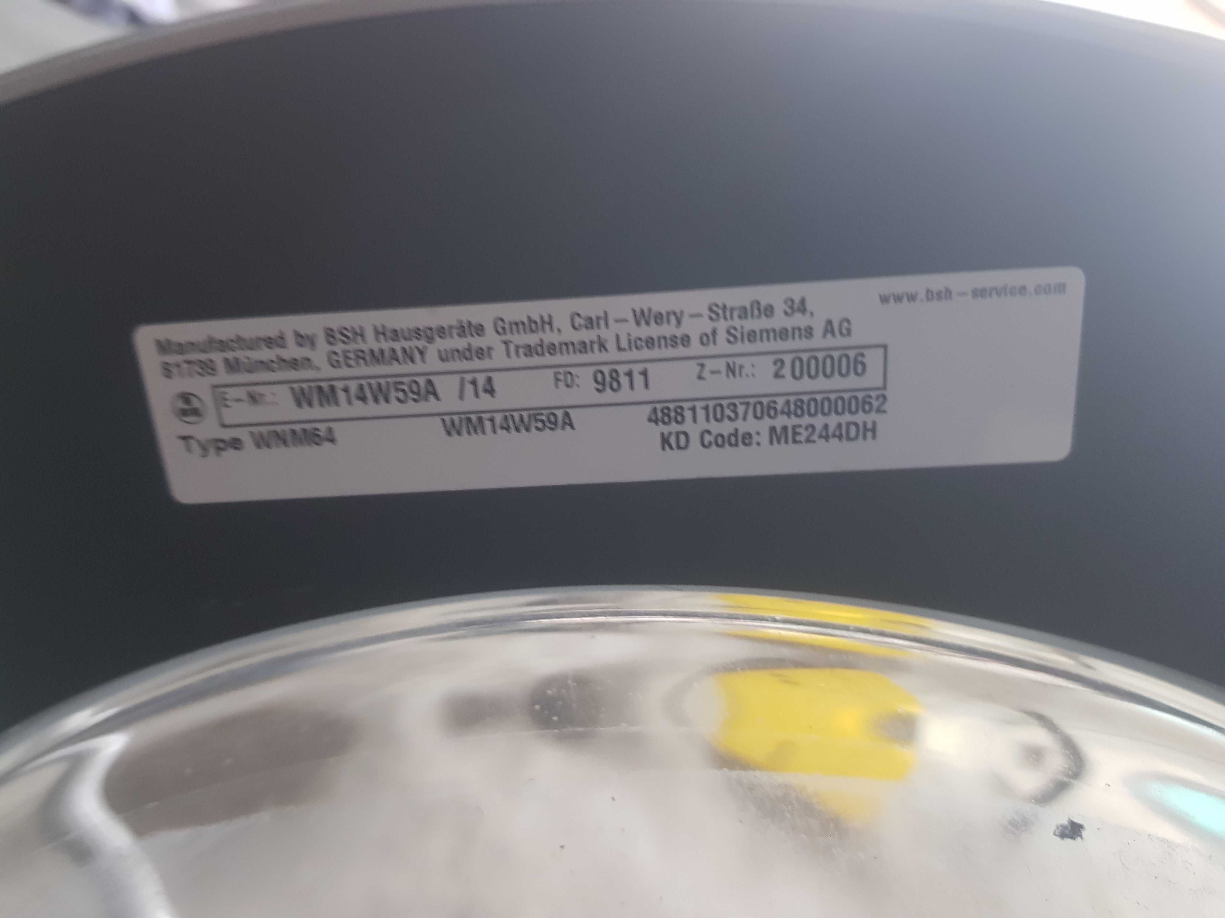Pralka Siemens iq700 wysoki model sprawna w dobrym stanie
