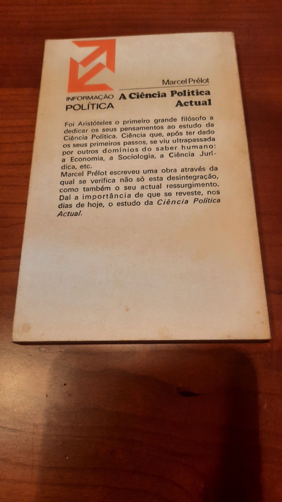 A Ciência politica actual Marcel Prélot