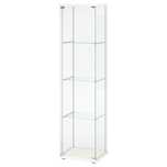 Witryna, gablotka Ikea biała - szklana