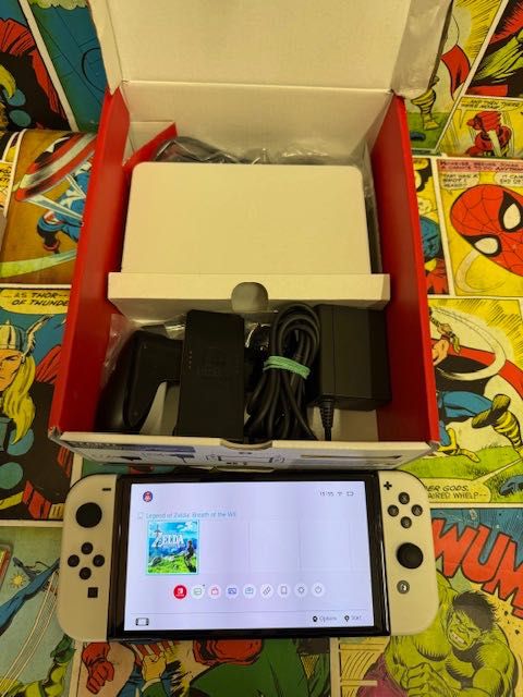 Nintendo Switch OLED Zestaw+ZELDA Gwarancja 12m Szczecin Ufogames