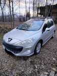 Peugeot 308 SW 1.6 benz 2009 panorama klima dwustrefowa hak 7 osobowy