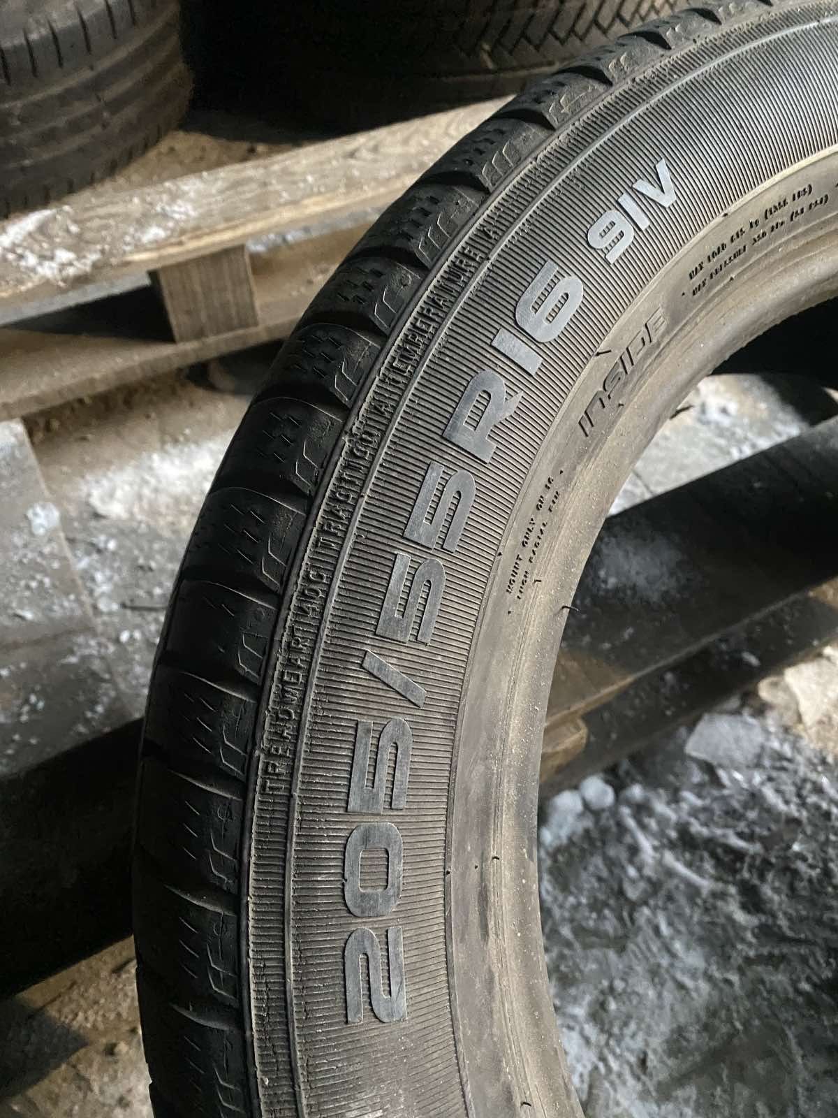 205.55.16 Nokian 2шт зима БУ склад шины резина из Европы 55 R16  RFT