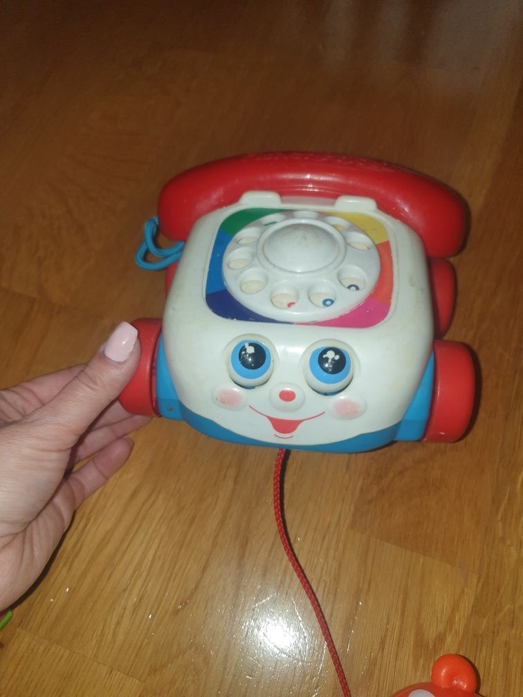 Zestaw fisher price telefon klucze